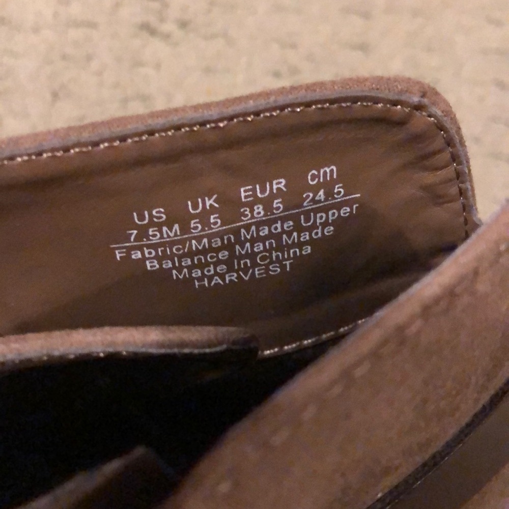 Women’s Brown Carlos Booties size 7.5 - Picture 5 of 7